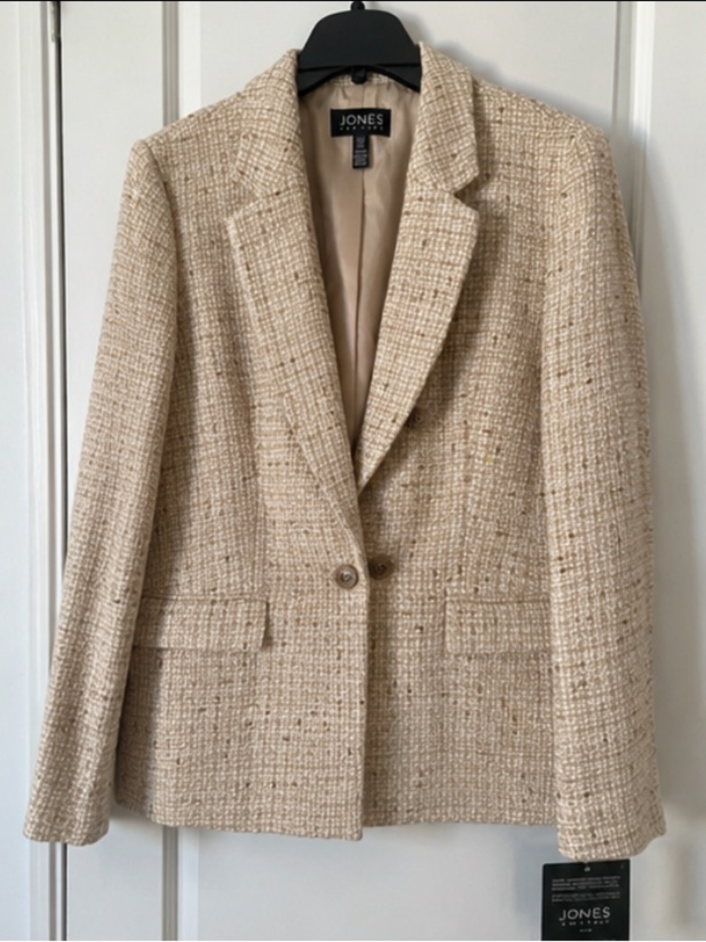 Jones New York Tweed Blazer Petite XL NWT Quiet Luxury Old Money Chic Jacket